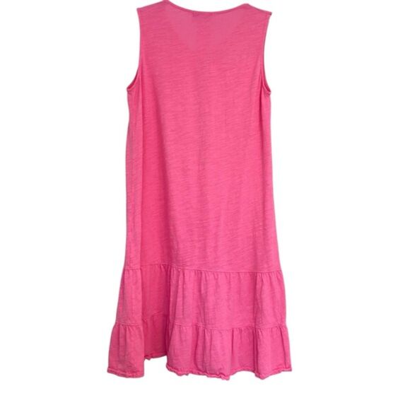 Fresh Produce Papaya Pink Melody Ruffle Knee Length Sleeveless Dress Size XS - Picture 5 of 8